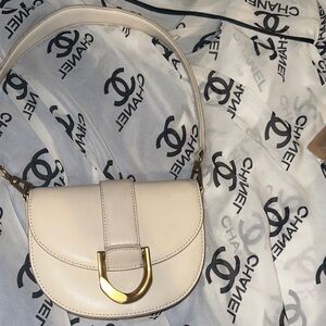 Charles &keith Bag with Gold Hardware